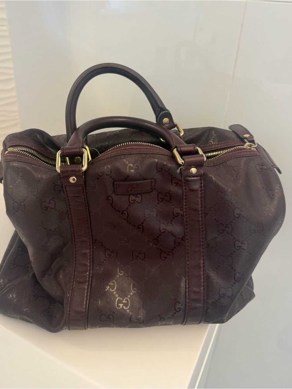 Gucci GG Canvas Top-Handle Bag